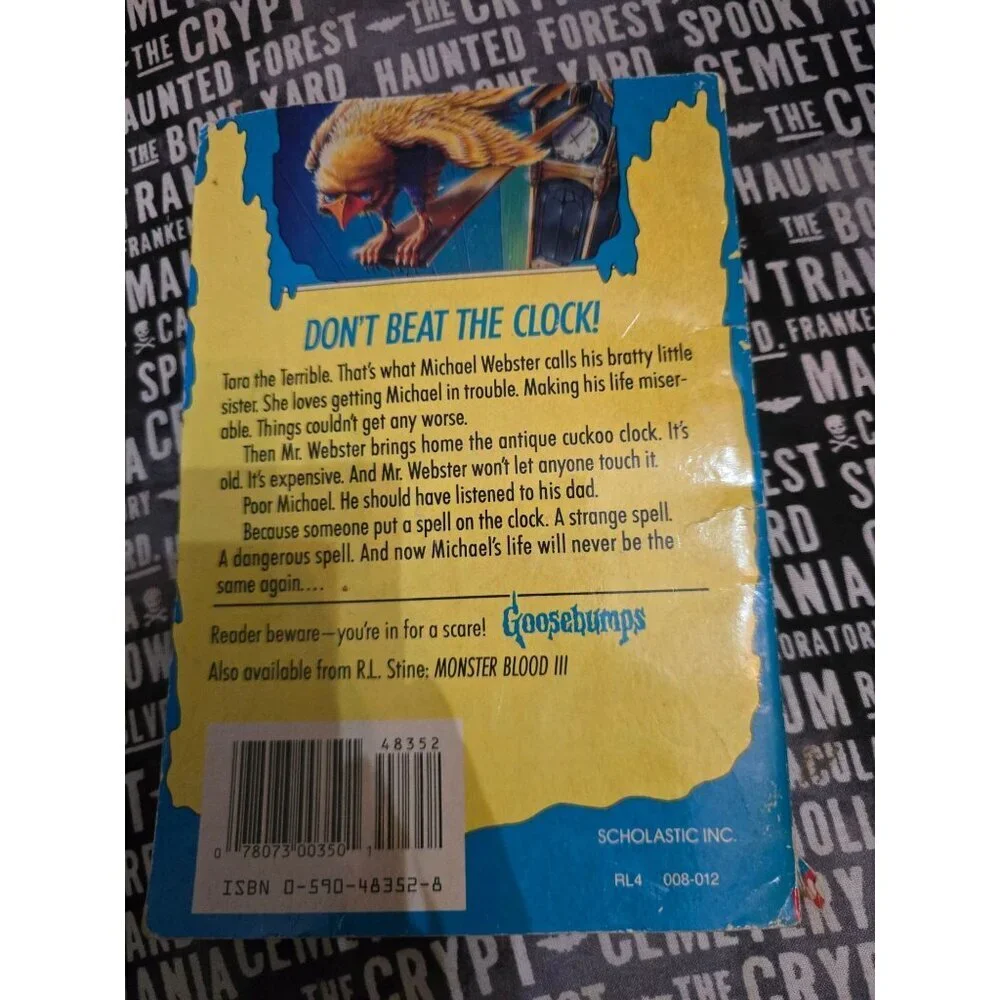 Goosebumps #28 The Cuckoo Clock of Doom by R.L. Stine Vintage Horror Paperback